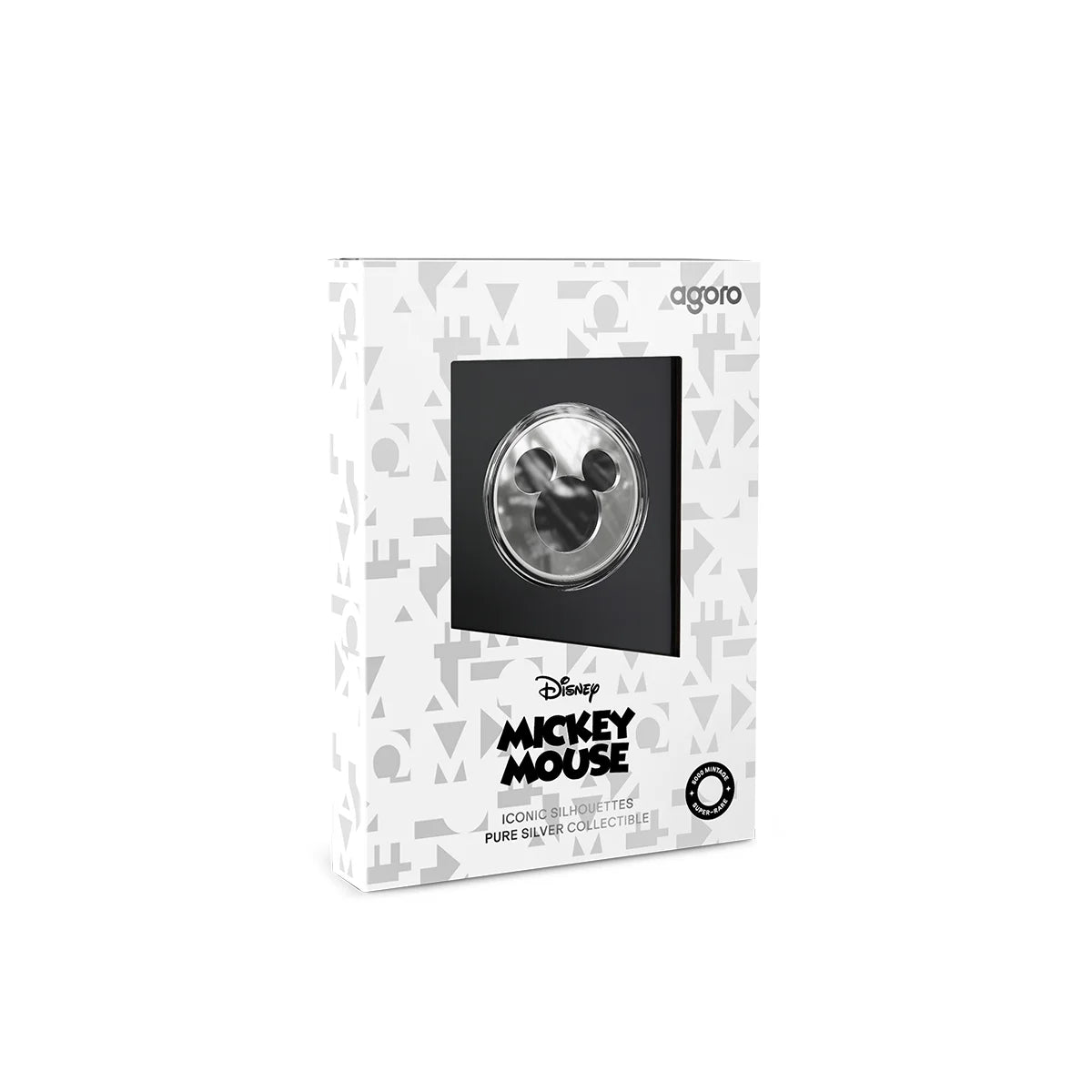 AGORO Mickey Mouse Silber Münze 0,5 oz 999 Feinsilber