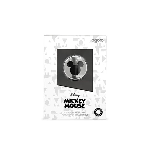 AGORO Mickey Mouse Silber Münze 0,5 oz 999 Feinsilber